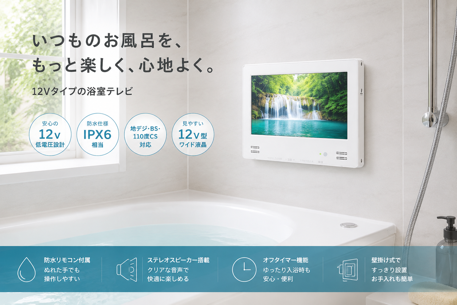 新築戸建て 浴室テレビ　機能性のご紹介